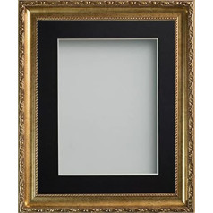 Frame Company Brompton Range Gold Picture Photo Frame with Black Mount * Выбор размеров *