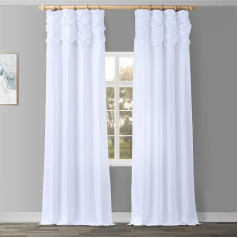 HPD Half Price Drapes PDCH-KBS1-84-RU Dupioni zīda aizkari viesistabai 50