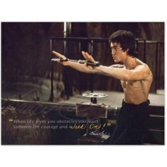 zolto Bruce Lee's Quotes Plakāts - 12 x 18 collas