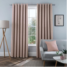 Guļamvieta LINEN LOOK LINEN LOOK LINEN EYELET LINEN LINEN EYELET CURTAINS LINEN EYELET RING TOP CURTAINS RO