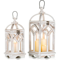 Romadedi Farmhouse Candle Lantern Koka 12 