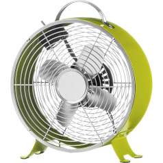 Essentials by Premier - Retro Design Table Fan - Lime Green - Retro Look