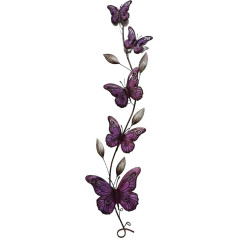 SK Purple Butterfly Metal Wall Sculptures