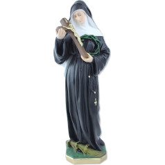 Proposte Religiose Saint Rita Statuja no sveķu sveķu rezīna Augstums 50 cm Ar rokām apgleznota