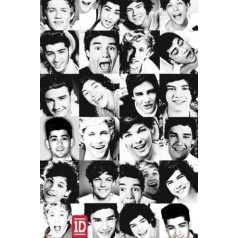 One Direction (Grid) - Maxi plakāts - 61cm x 91,5cm