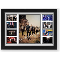 ONEREPUBLIC LIMITĒTA IZDEVUMS AR AUTOGRAFA AUTOGRĀFA FOTOGRĀFIJU DĀVANA FANIEM - KOLEKCIJU TIRDZNIECĪBA UNFRAMED (A3 (30x40cm))