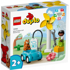 Duplo 10985 vēja turbīna un elektromobilis