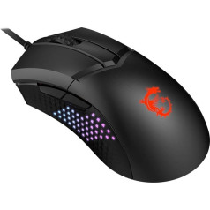 Viegla melna spēļu pele msi gm51