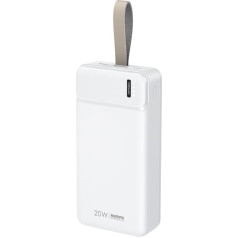 REMAX Power Bank 30000mAh RPP-289 Pure - USB + Type C - PD 20W QC 18W white