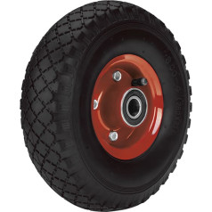 69-021# Ritenis 26cm ķerras ratiņiem 260x85 3.00/4 sarkans