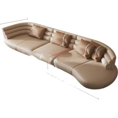 Tabker Sofa Sofa Living Room Curved Corner Sofa