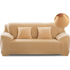 ‎Pengmai PENGMAI Stretch Sofa Cover for 1/2/3/4 Seater Thick Sofa Slipcover Velvet Easy Fit Elastīga auduma dīvānu aizsargu Couch Pet Protector