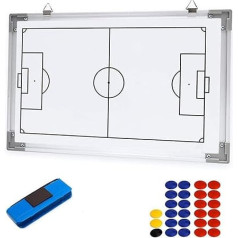 Fußball-Whiteboard, magnetische Fußball-Taktiktafel, Taktiktafel for Trainer, Strategietafel, Fußballtrainer-Tool, Schreibtafel, tragbare magnetische Fußballtafel