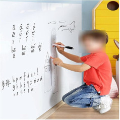 LOLAIKE Magnetische, trocken abwischbare Whiteboards haftet auf jeder metallischen Oberfläche abwischbar und wiederbeschreibbar für: Schule, Büro und Küche(izmērs:0,9x5m)