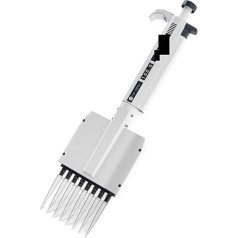 Labor-Tischzentrifugenmaschine Multichannel Pipette Lab liefert Variable Volumen Mikropipette 8 Kanäle 12 Kanäle Pipette -Kapazität: 0,5 l - 300 l Mit ergonomischem Design (Dydis: 8 kanalai 5-50ul,