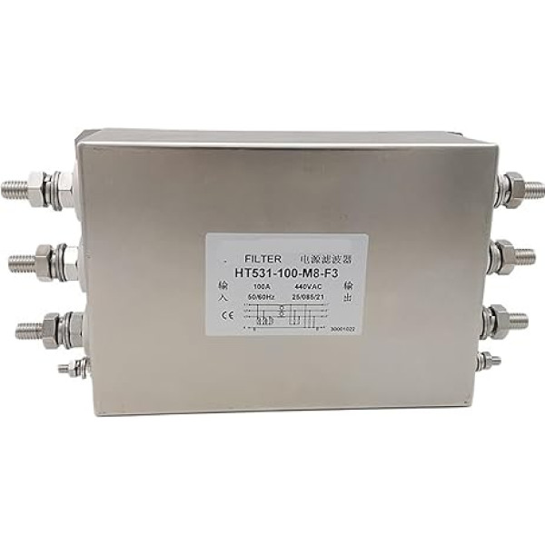 Dreiphasen-Netzfilter HT531-100-M8-F3 100A