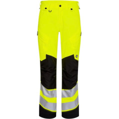 FE Engel Hi-Vis Unisex darba bikses Warning Yellow/Black 54. izmērs, Warning Yellow/Black