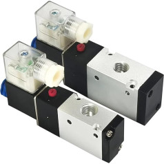 1 gab. 3V210-08 3V210-08-NO 3V310-10-NC 3V310-10-NO 3 virzienu gaisa vārsti Pneimatiskais solenoīda vārsts (krāsa: 3V210-08-NO 10 mm, izmērs: AC24V)