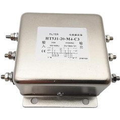 Dreifāzu filtrs HT531-20-M4-C3 380 V 20 A elektromagnētiskais ieejas filtrs