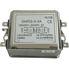 Maiņstrāvas filtrs DNF05-H-3A AC 5A Netzfilter 6A 10A 15A 20A(DNF05-H-5A)