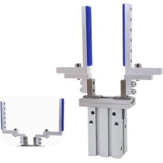 MHZL2-16D Verstellbare Positionierungsfutter-Fingerzylinder, Parallelklemme, Manipulator, verlängerte Öffnungsklemme (Farbe: Externer Clip 0-48 mm)