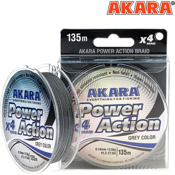 Aukla AKARA «Power Action X-4 Gray 135»