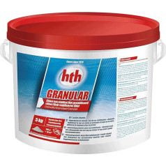 HTH® Granulveida neorganiskais kalcija hipohlorīts, šoka hlors, 5 kg