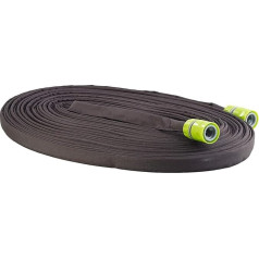 Royal Gardineer Drop Hose: Flat Pearl Hose, Quick Connect Couplings & Stop Valve, 30 m (Flat Garden Hose, Pearl Hose Pressure Regulator, Lawn Sprinkler)