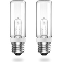 DoRight 200 W E27 cauruļveida halogēnās spuldzes Silti balta 2800 K Dimmable 2820 Lumen halogēnās spuldzes E27 halogēnās spuldzes studijai, guļamistabai, viesistabai, birojam 230 V Pack of 2