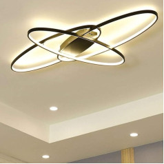 Living Room Lamp Dimmable LED Ceiling Light Dining Room Ceiling Pendant Light with Remote Control Dining Table Lamp Modern Oval Designer Bedroom Lamp Country House Bathroom Hallway Decoration Ceiling