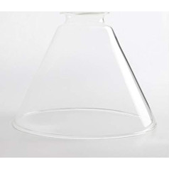 Yosoan Industrial Transparent Glass Shade Lampshade aizvietošanas abažūrs Loft Bar DIY griestu lampas sienas gaismas moderns konuss Lampshade