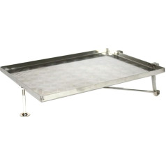 Mangal V2A Stainless Steel Shelf for our Grills Charcoal Grill for Barbecue 80 x 30 cm