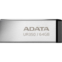 Flash zibatmiņas ur350 64gb usb3.2 gen1 metal black