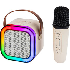 30-359# Bluetooth karaoke skaļrunis rgb 1 mikrofons