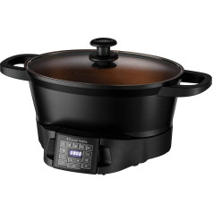 Russell Hobbs Multicooker 6,5 L [digitālais displejs] 8 gatavošanas funkcijas (lēnās gatavošanas ierīce, tvaicētājs, rīsu vārītājs, cepeškrāsns, suus vide vārītājs, katls, sildīšanas trauks, lēnās gatavošanas ierīce) 28270-56 Var ma