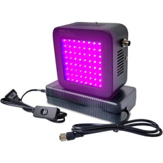 JOXLOVER LED-UV-Gel-Härtungslampe, 1500 W hochintensiver UV-Kleber, schattenloser Kleber, Farbe, Tinte, Lack, grünes Öl, 395 nm, 405 nm, 365 nm, UV-Härtungslampe einfach zu bedienen(1_395nm)