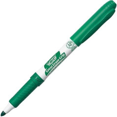 Marķieris BIC Great Erase Grip Fine Point Dry Erase Marker, zaļš, ducis eksemplāru