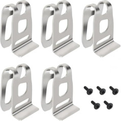 5 Stück/Set Elektrische Bohrmaschine Gürtelclip Ersatz Haken Clips Werkzeuge Halter Fit für Schlagbohrmaschinen-Werkzeuge, Gürtelhalter-Clips