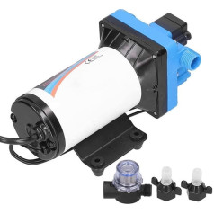 Bomba de agua de diafragma autocebante AC 110V 220V Membranpumpe 15L/Min 38 Meter Hub Großes elektrisches selbstansaugendes Boost-Hydraulikzubehör (Size : 110V)