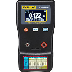 MESR-100 Digitālais ESR mērītājs, automātiskā diapazona izvēle no 0,001R līdz 100R Circuit Resistance/Capacity Tester Ohmmeter Backlight Double Connection for Repair TV/LCD/Audio Board