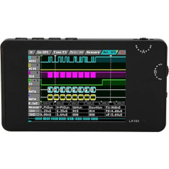 Loģiskais analizators, portatīvais digitālais loģiskais analizators 2,8 collu TFT LCD displejs 4 kanāli automobiļu elektronikai