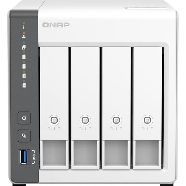 Qnap TS-433-4G NAS sistēma ar 4 ligzdām