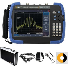 OWON HSA032-TG Rokas spektra analizators ar sekošanas ģeneratoru, frekvenču diapazons no 9KHz līdz 3,2GHz, EMI atbilstības pārbaudes komplekts ar 8