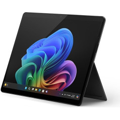 Microsoft Surface Pro | Kopilot+ dators | 13 collu OLED skārienjūtīgais ekrāns | Snapdragon® X Elite | 16 GB RAM | 256 GB SSD | Jaunākais modelis, 11. izdevums | Melns | Ekskluzīvi Amazon