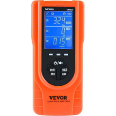 VEVOR 3 in 1 EMF mērītājs 5Hz - 3,5GHz Pārnēsājams uzlādējams elektromagnētiskā lauka radiācijas detektors Digitālais LCD EMF testeris EF MF RF mājas pārbaudei