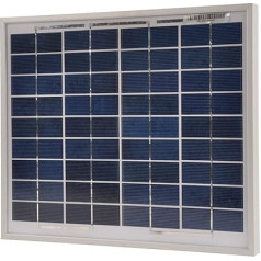 Gallagher Polykristallines Solarpanel 10 Watt mit 2A Regler