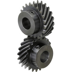 ZHENGGUIFANG ZGF-Br. 2 STÜCKE 1M 26T 30T 45 Grad 90 ° Helical versetztes Zahnrad 10 12 14 14 15 16mm Bohrungsdurchmesser Zahnräder (cauruma diametrs : 12 mm, zobu skaits : 26 zobi)