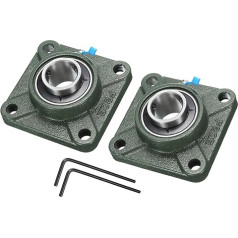 Sourcing map Pillow Block Bearing, 2 Pack, UCF206-20, 1,5