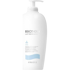 Biotherm Lait De Douche dušas želeja, atsvaidzinoša dušas želeja ar Life Plankton un citrusaugļu ekstraktiem, spirdzinošs dušas losjons intensīvam mitrinājumam un gludai ķermeņa sajūtai.