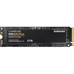 Samsung MZ-V7S2T0BW SSD 970 EVO Plus 2 TB M.2 iekšējais NVMe SSD (līdz 3 500 MB/s)